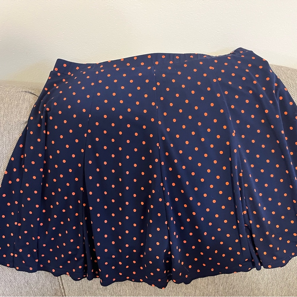 Susan Graver Blue Skater Mini Skort